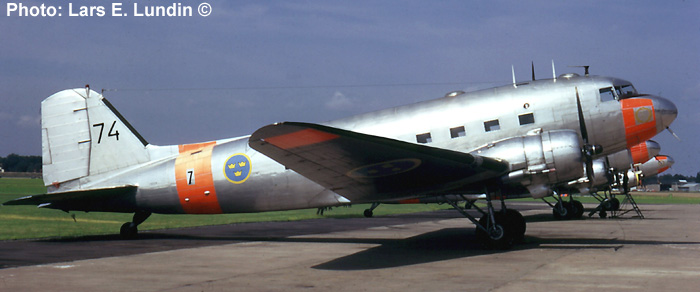 Swedish Air Force Transport Aircraft TP 79 - Douglas DC-3 / C-47