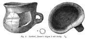 Earthenware vessel, earlier Iron Age. Greby, Sweden. - Lerkärl från Greby i Bohuslän.  Äldre järnålder. - Size 2845 x 1283 pixels.