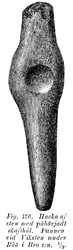Pickaxe of stone, Bro, Sweden. Stone Age. - Size 700x2400 pixels.