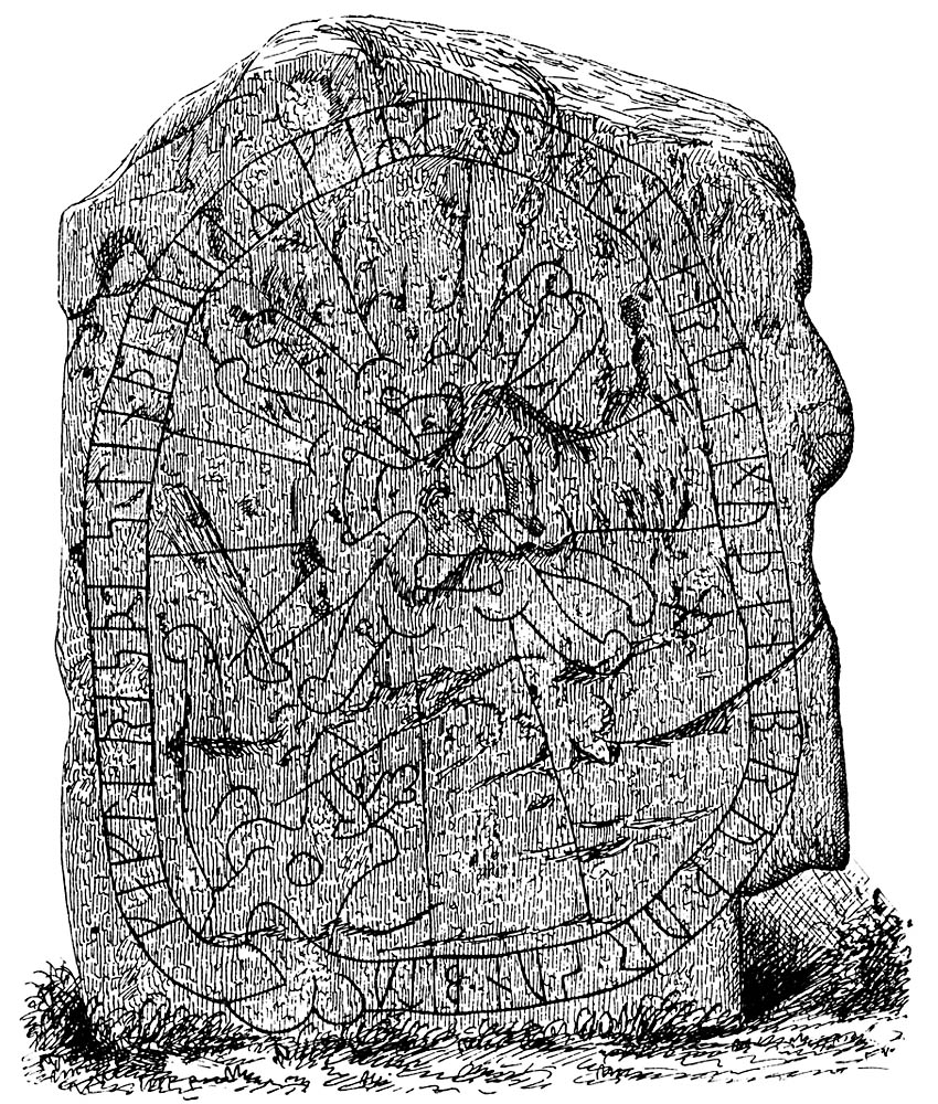 Rune Stone at Fänneslunda, Municipality of Ulricehamn, Sweden 