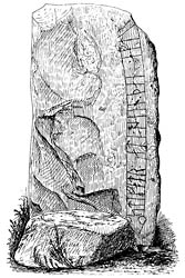 Rune Stone at Lilla Svenstorp, Municipality of Tranemo, Sweden.