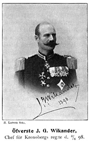 Swedish Colonel J G Wikander 1898 - 100113