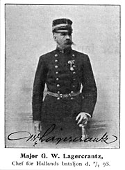 Swedish Major G W Lagercrantz 1898