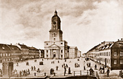 Göteborgs Domkyrka - Gothenburg Cathedral -  ca 1830