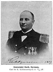 Swedish Minister of Navy Gerhard Dyrssen 1897 - 100121