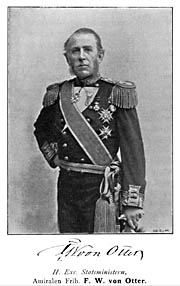 Swedish Admiral and Prime Minister F W von Otter 1899 - 100128