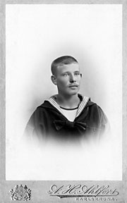 Swedish Navy seaman, around 1900 - 100136