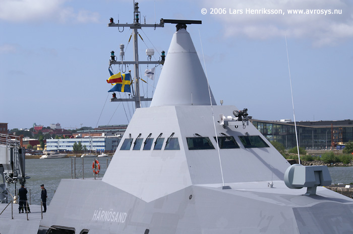 Corvette HMS Hrnsand, Swedish Navy.  2006 Lars Henriksson, www.avrosys.nu.