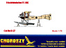 Choroszy resin model kit in scale 1:72 of Friedrichshafen FF 33E. Katalouge no. B 27.