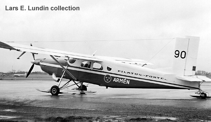 Pilatus PC-6A Turbo Porter at evaluation for the Swedish Army aviation