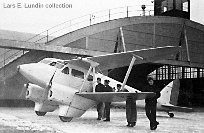 Swedish Air Force Transport Aircraft Trp 3 / Tp 3 de Havilland DH 90 Dragonfly