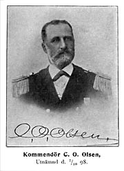 Swedish Commodore C O Olsen 1898 - 100117