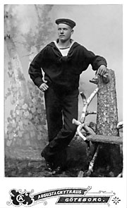 Swedish Navy seaman - around 1900 - 100133